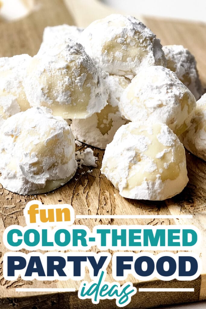 Color Party Food Ideas-Sweet Lemon Bar Truffles