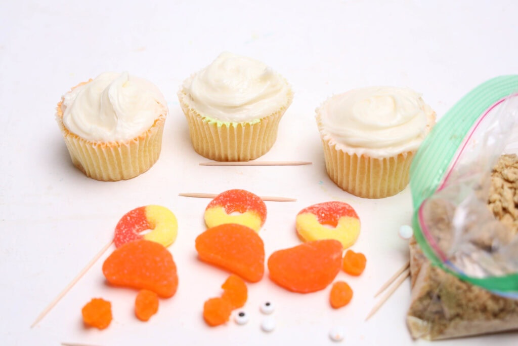 Crab Cupcakes Process Photo