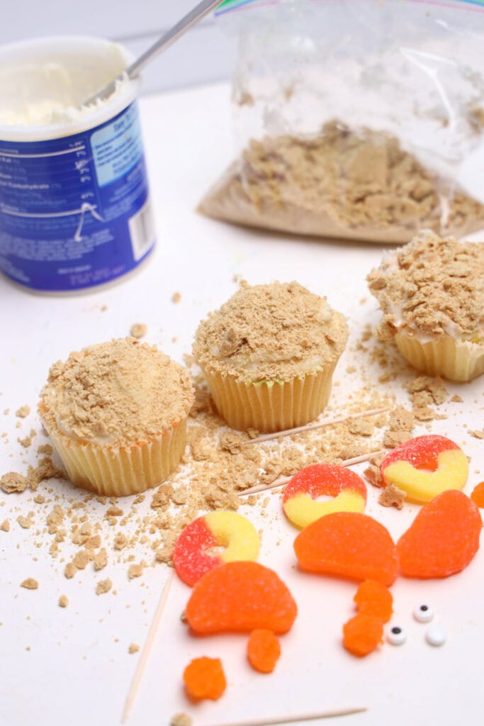 Crab Cupcakes Process Photo