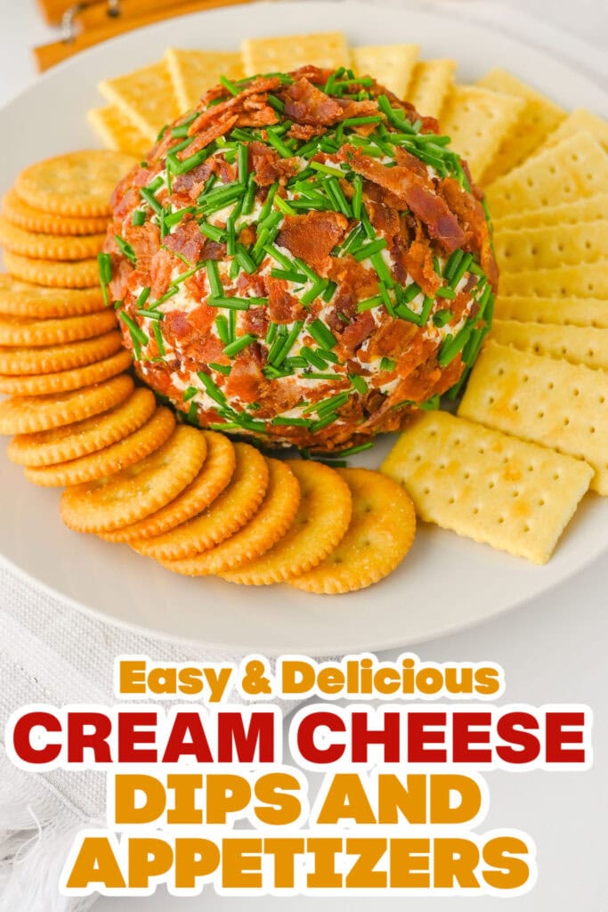 Cream Cheese Dips and Appetizers-Bacon Ranch Cheeseball