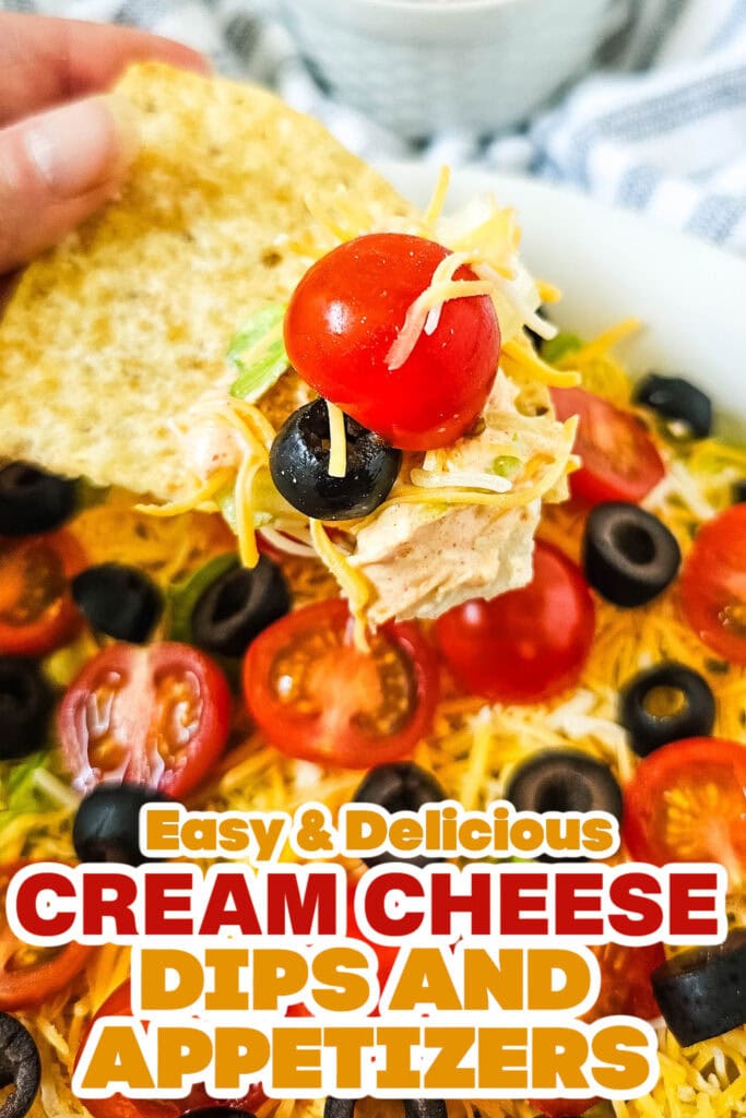 Cream Cheese Dips and Appetizers-Classic Taco Dip