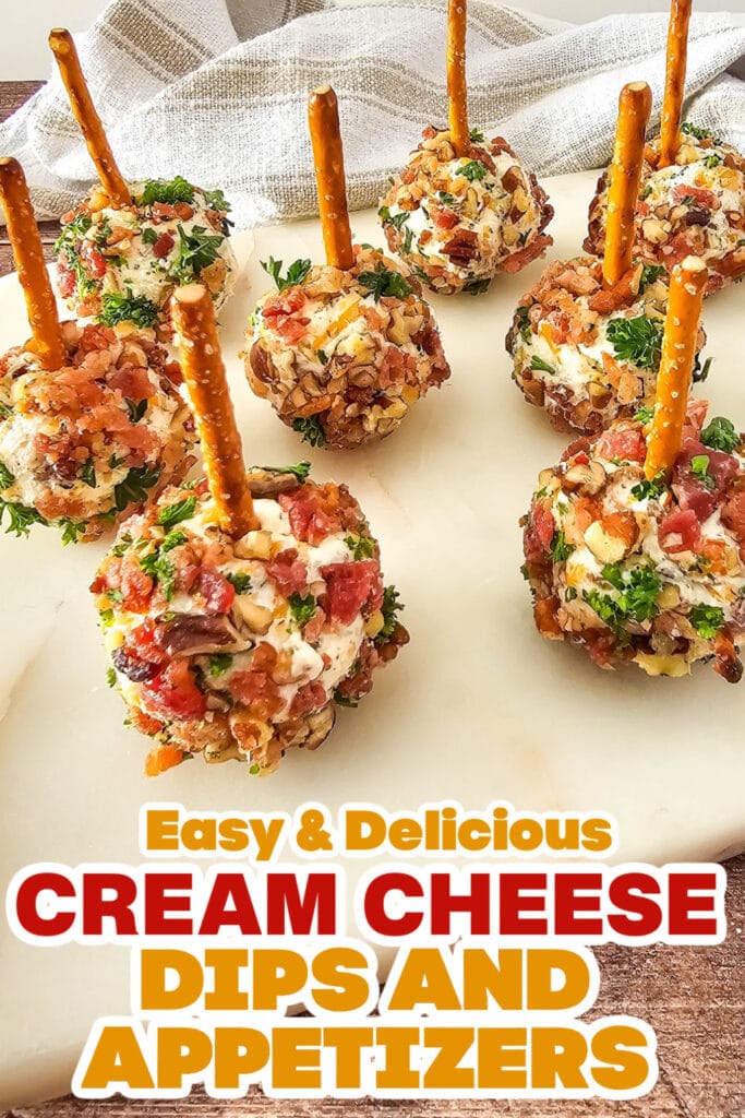 Cream Cheese Dips and Appetizers- Cracked Out Cheeseball Bites