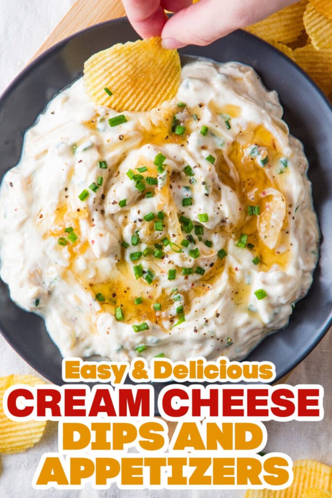 Cream Cheese Dips and Appetizers- French Onion Dip