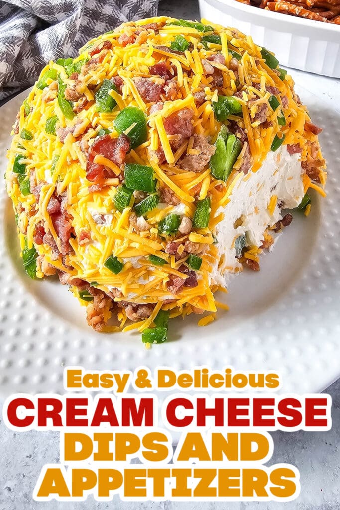Cream Cheese Dips and Appetizers-Jalapeno Popper Cheeseball