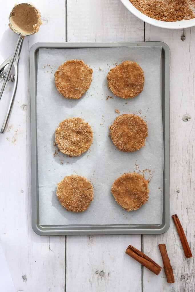 Cinnamon Sugar Cookies Process Photo
