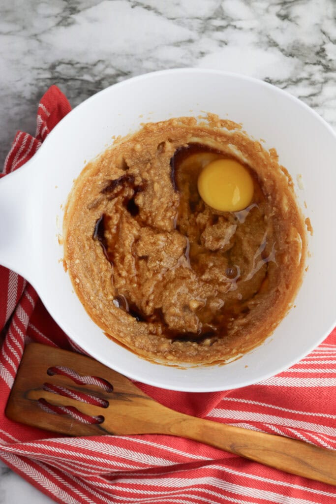 Apple Butter Snickerdoodle Cookies Process Photo