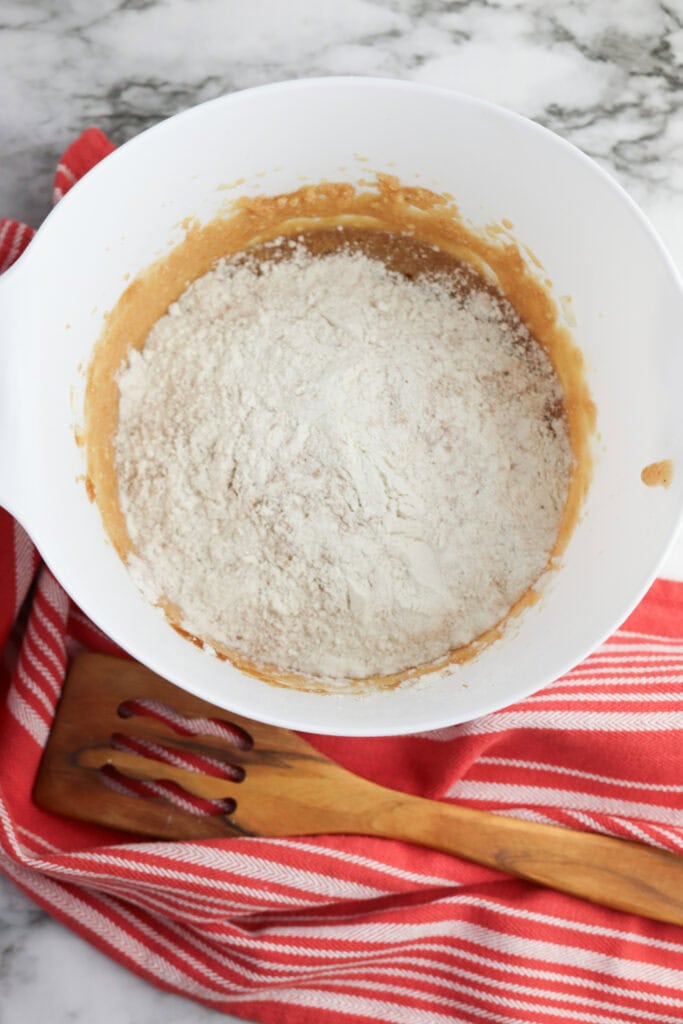 Apple Butter Snickerdoodle Cookies Process Photo