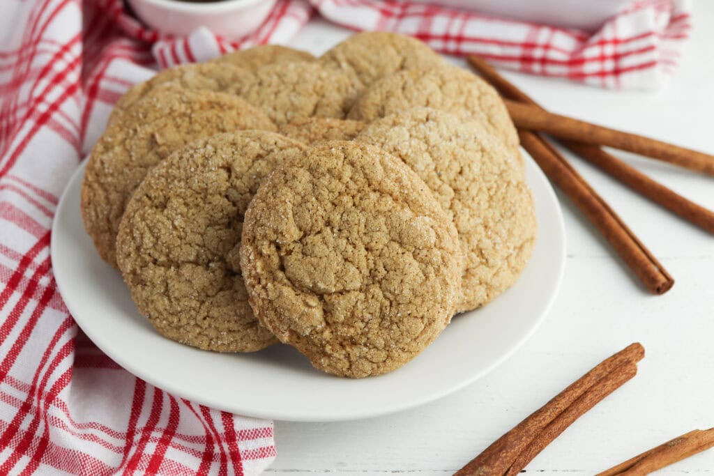 Apple Butter Snickerdoodle Cookies