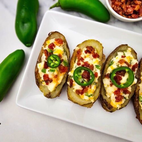 Jalapeno Popper Potato Skins
