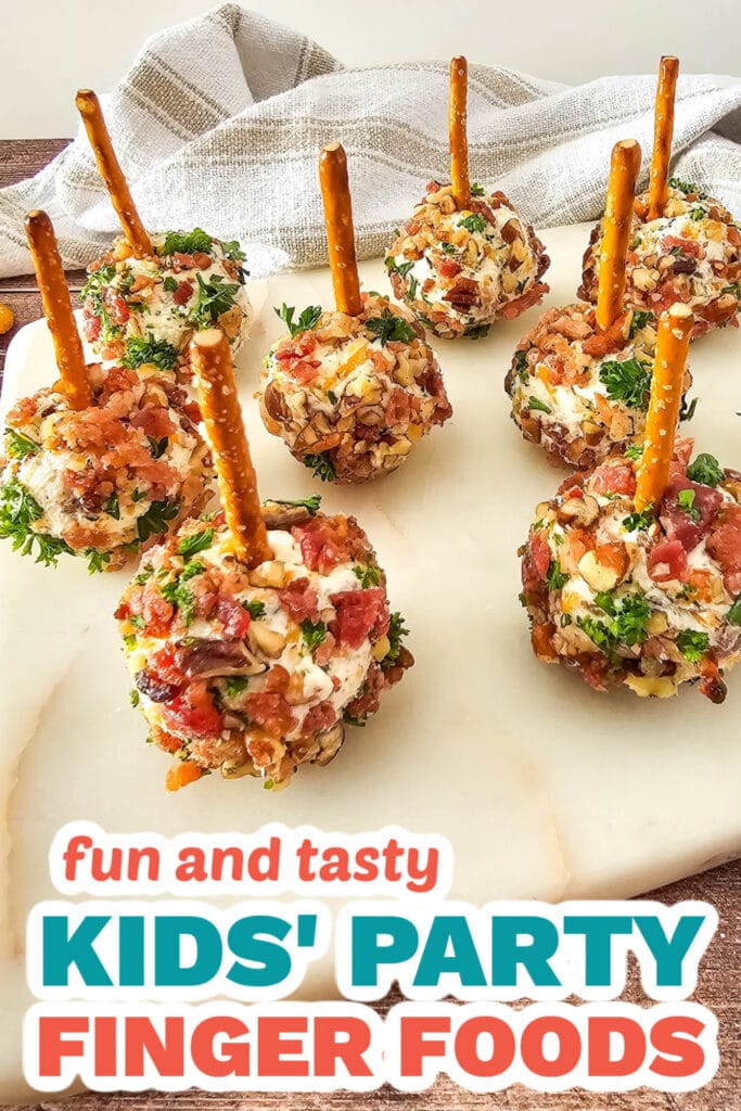 Kids’ Party Finger Foods-Cracked Out Cheeseball Bites