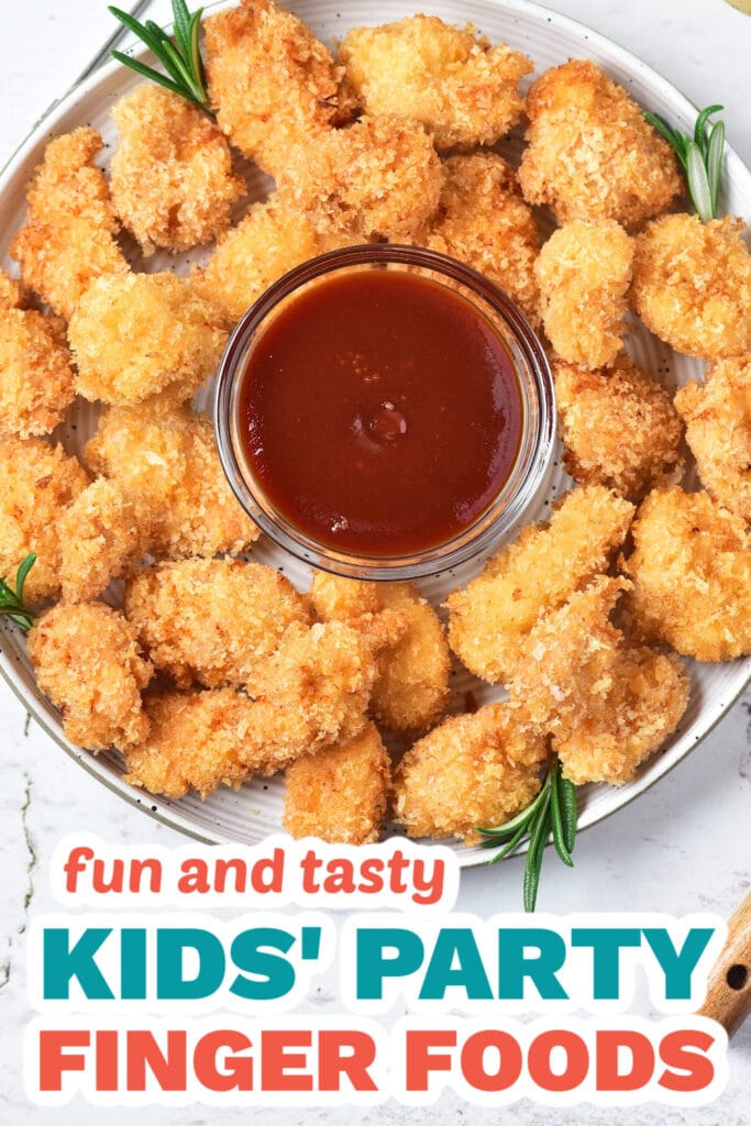 Kids’ Party Finger Foods-Crispy Popcorn Chicken Bites