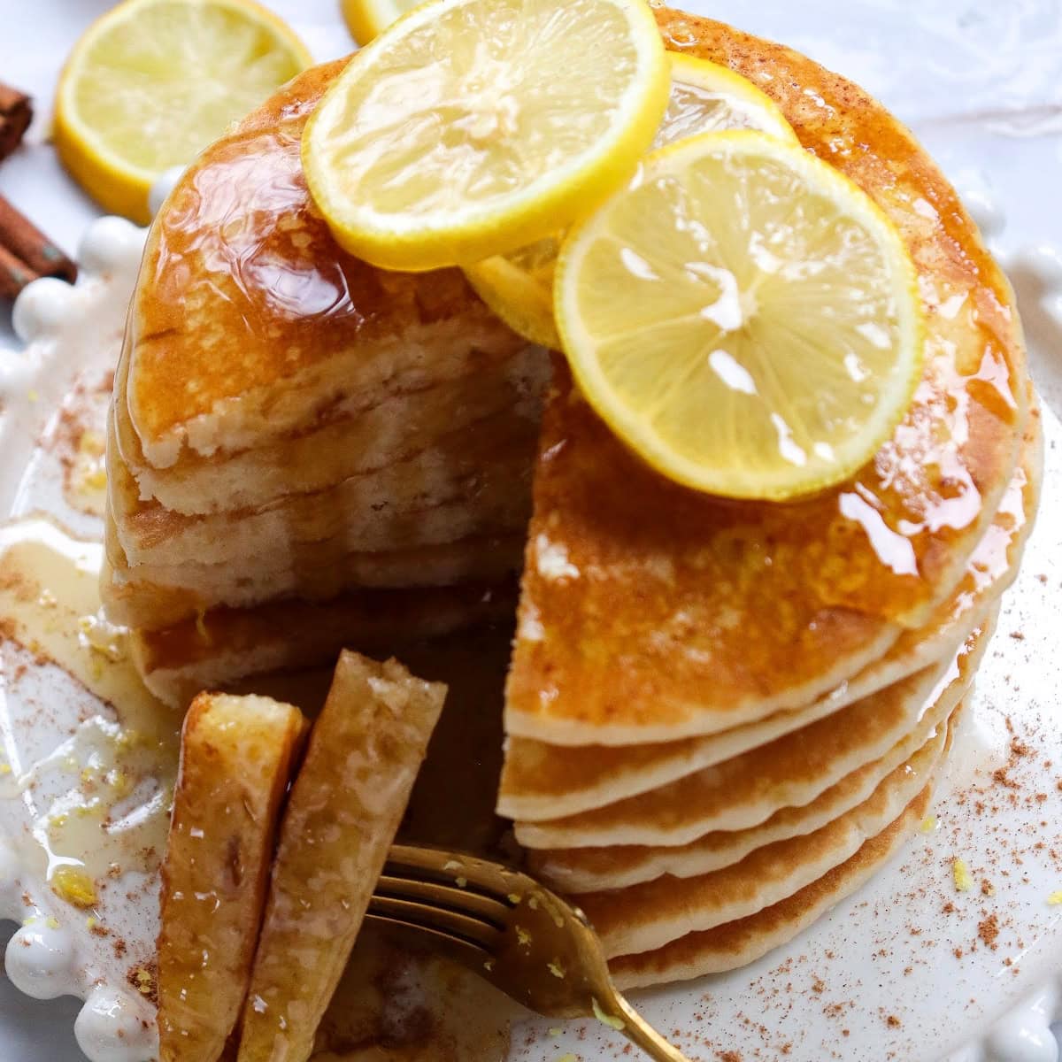 Lemony Pumpkin Pancakes featured image copy