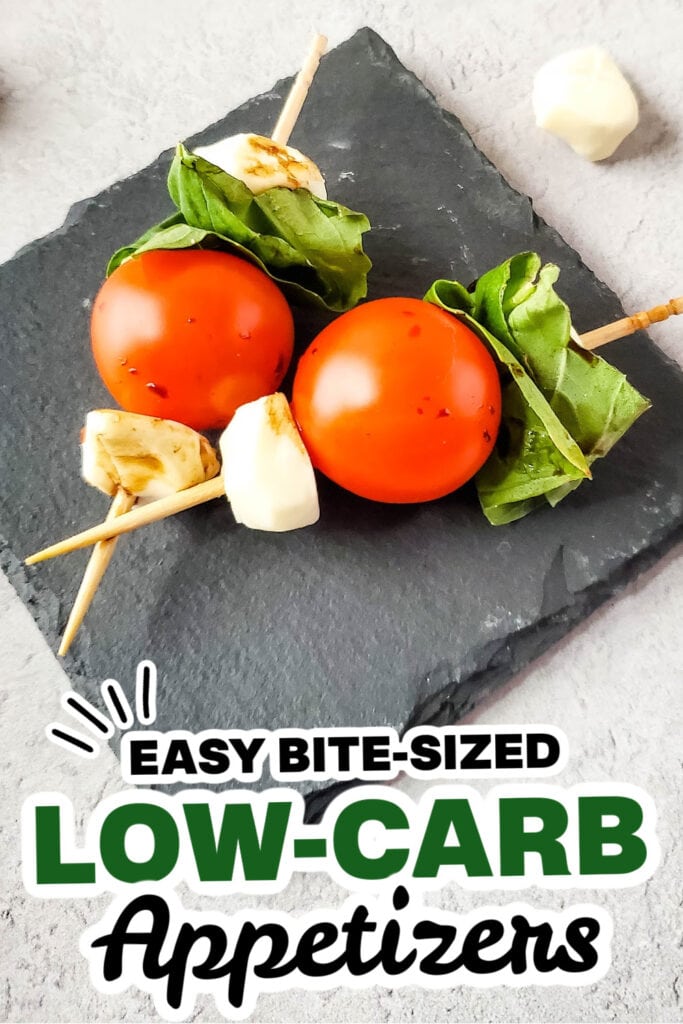 Low-Carb Appetizers-Luxurious Caprese Skewers