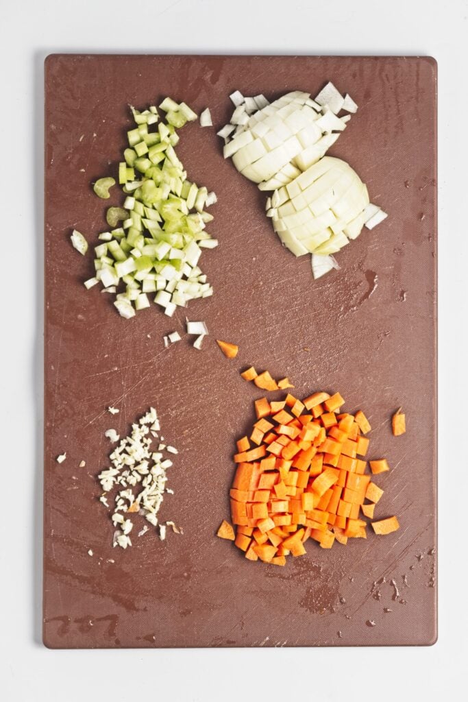 Mushroom Lentil Shepherds Pie Process Photo