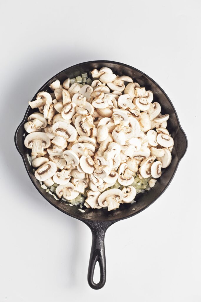 Mushroom Lentil Shepherds Pie Process Photo