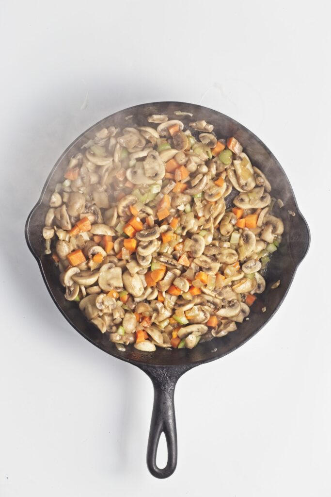 Mushroom Lentil Shepherds Pie Process PhotoMushroom Lentil Shepherds Pie Process Photo