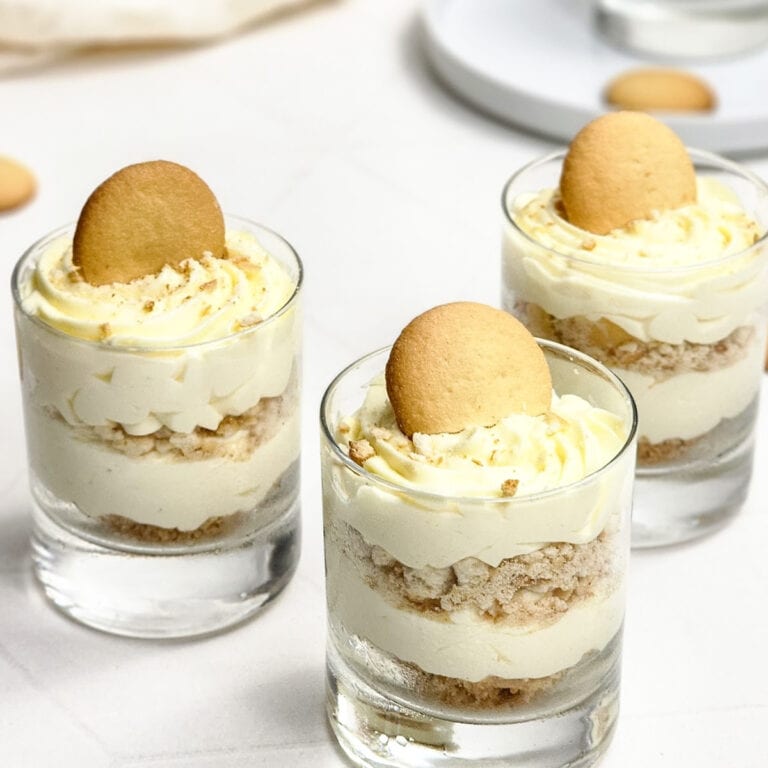 No Bake Vanilla Cheesecake Cups featured image copy