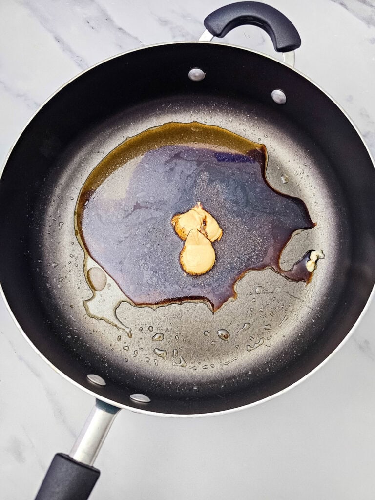 Sheet Pan Bourbon Smothered Chicken Process Photo