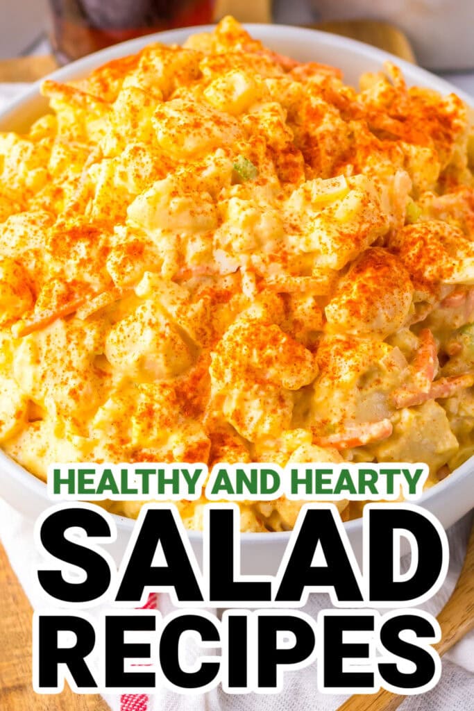 Salad Recipes-Amish Potato Salad with a Sweet Mustard Dressing