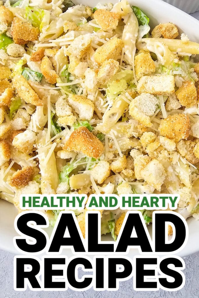 Salad Recipes-Caesar Pasta Salad