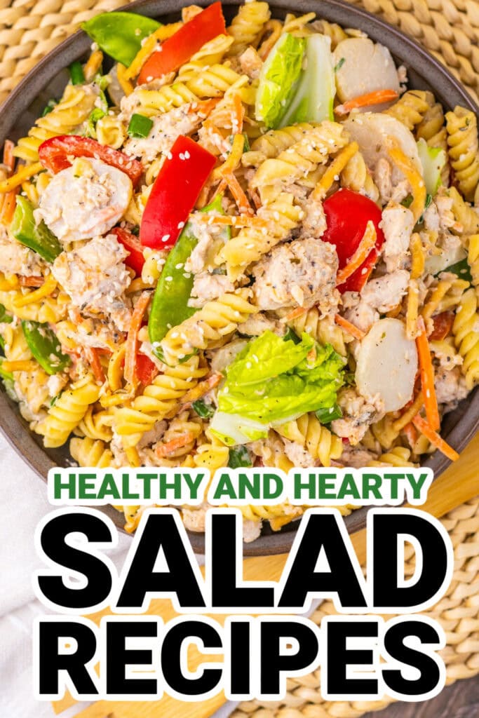 Salad Recipes-Chinese Chicken Pasta Salad