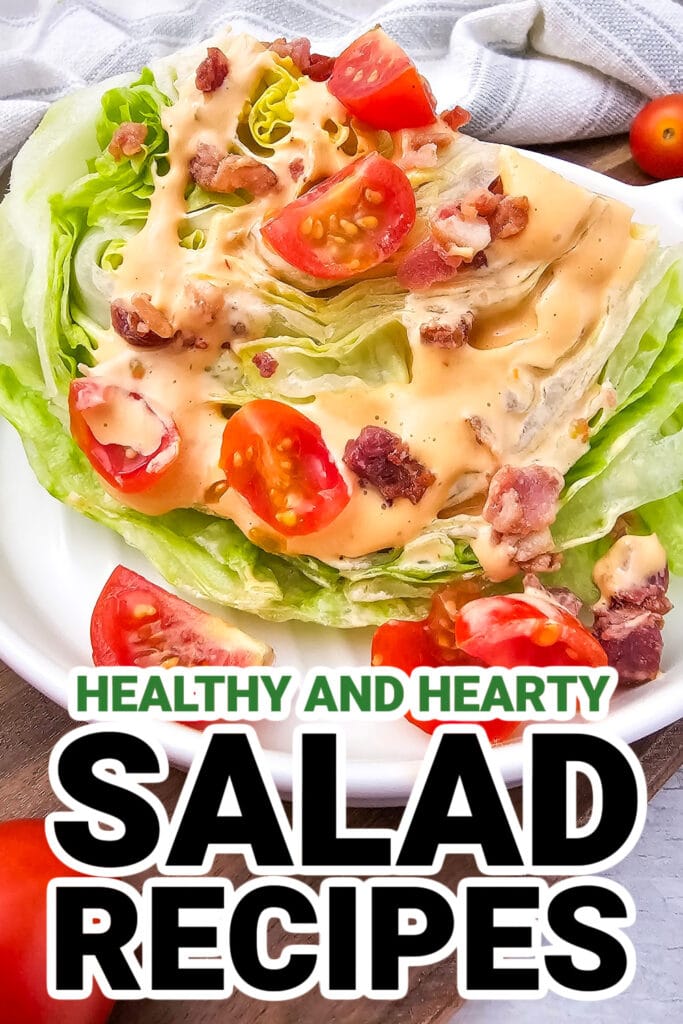 Salad Recipes-Crisp Iceberg Wedge Salad