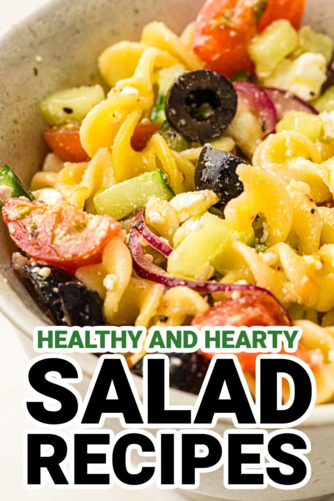 Salad Recipes-Greek Pasta Salad