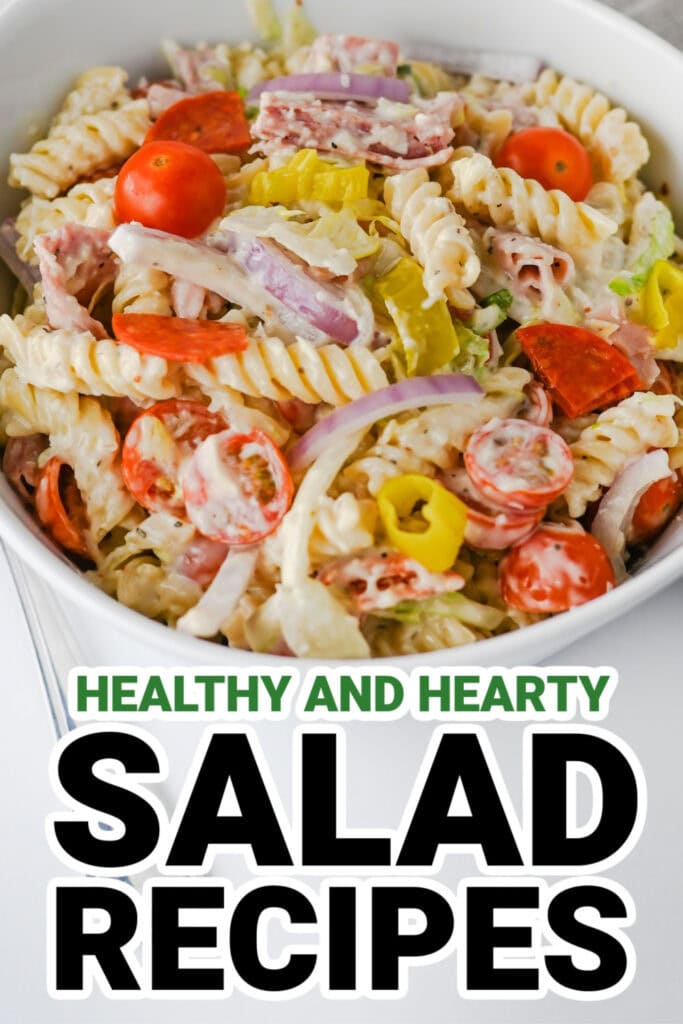 Salad Recipes-Italian Grinder Pasta Salad