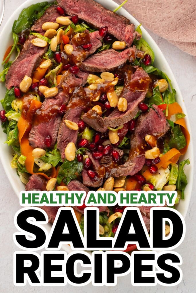 Salad Recipes-One-Pan Winter Salad with Steak