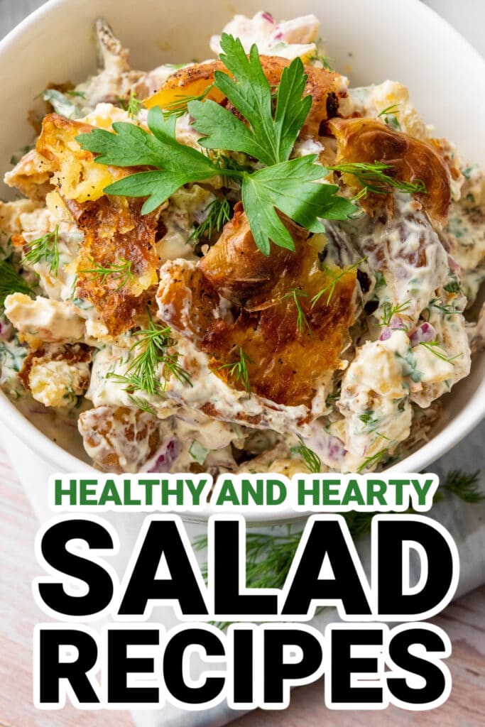 Salad Recipes-Smashed Potato Salad