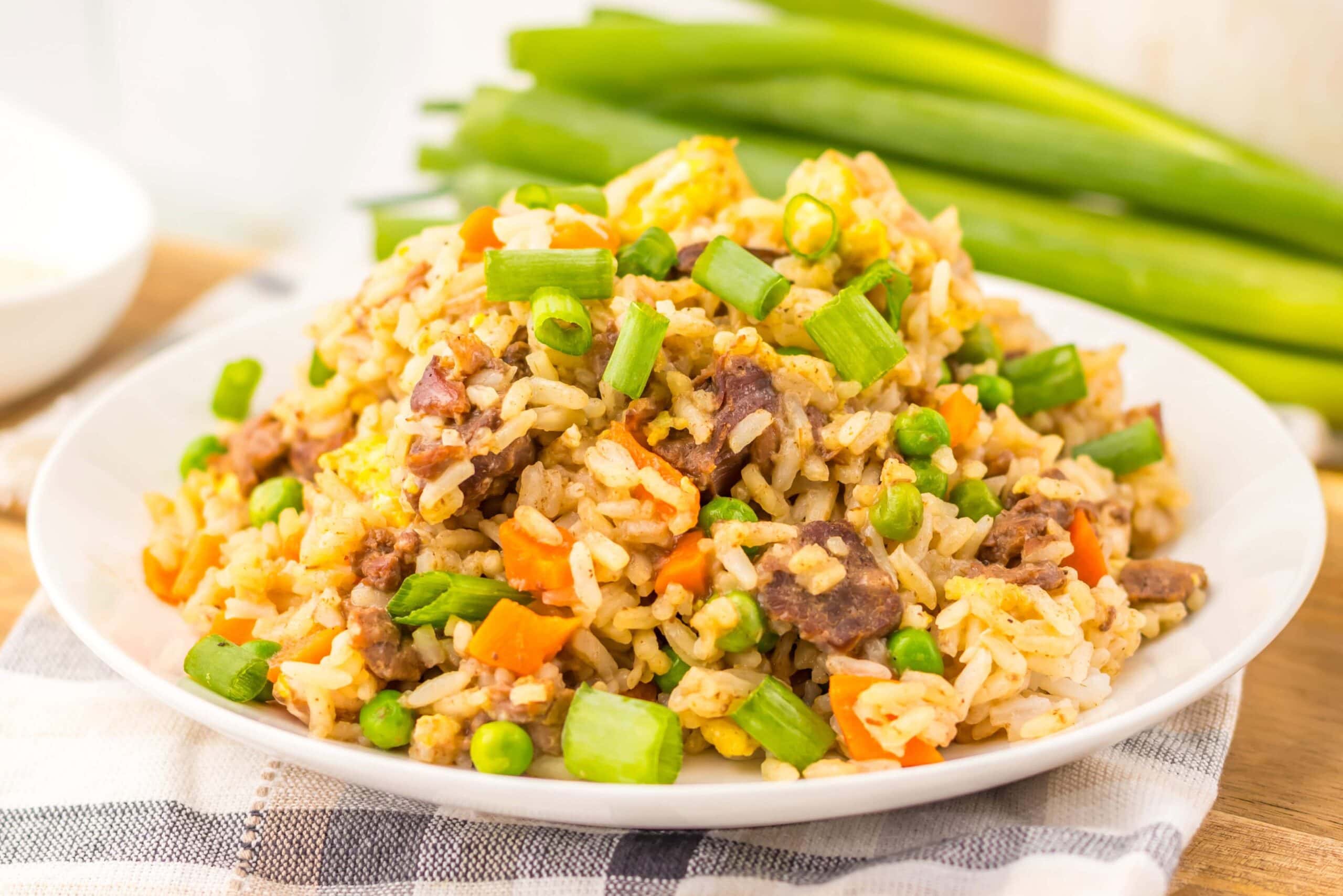 Slow Cooker Beef Fried Rice