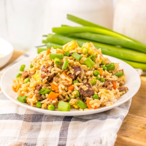 Slow Cooker Beef Fried Rice