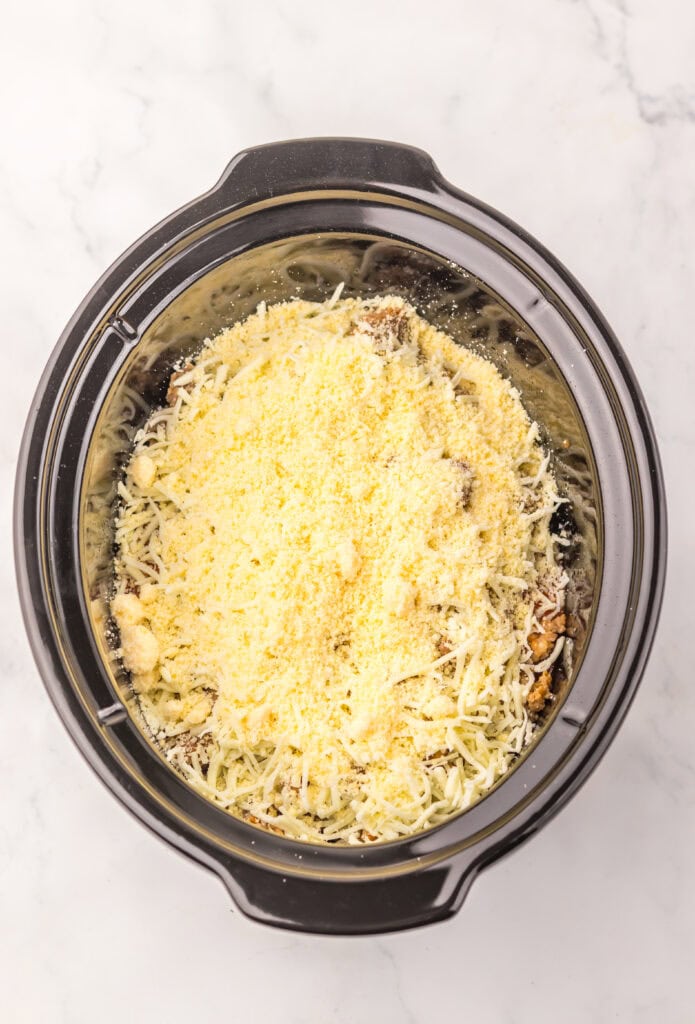 Slow Cooker Pizza Ravioli Process Photo