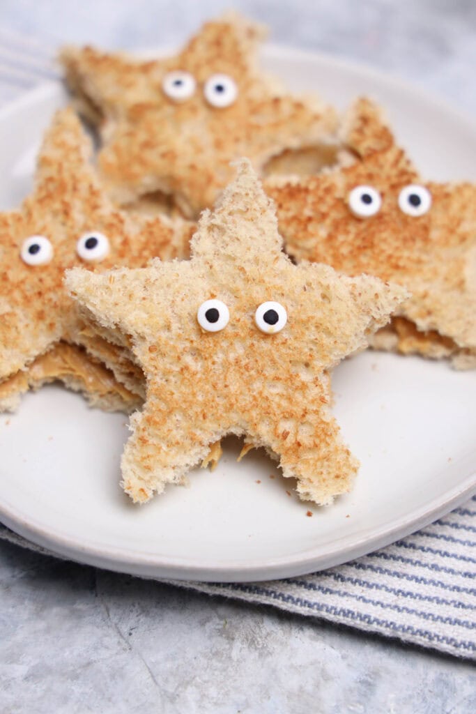 Starfish Sandwiches Process Photo