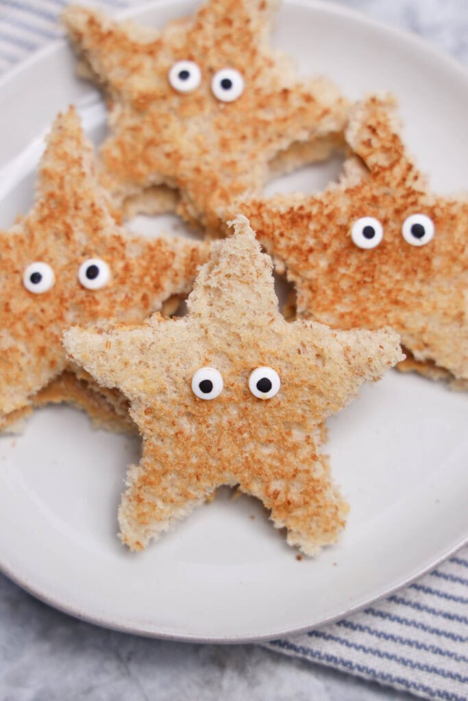 Starfish Sandwiches Process Photo