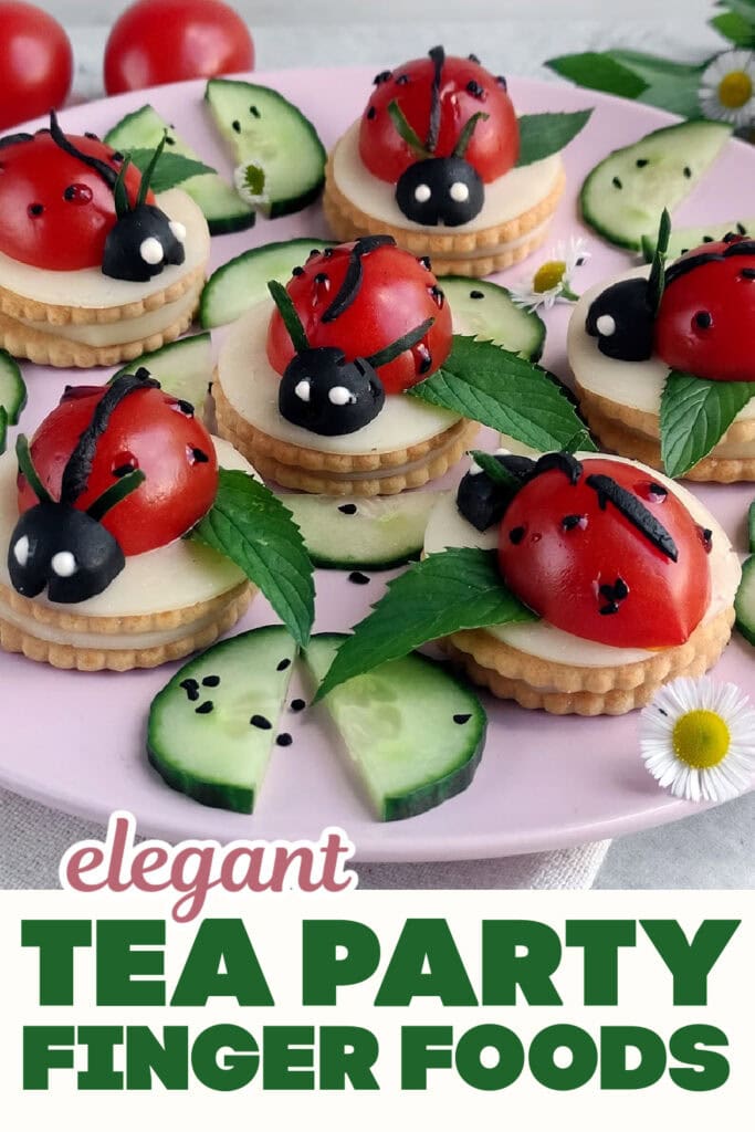 Tea Party Finger Food-Ladybug Appetizer