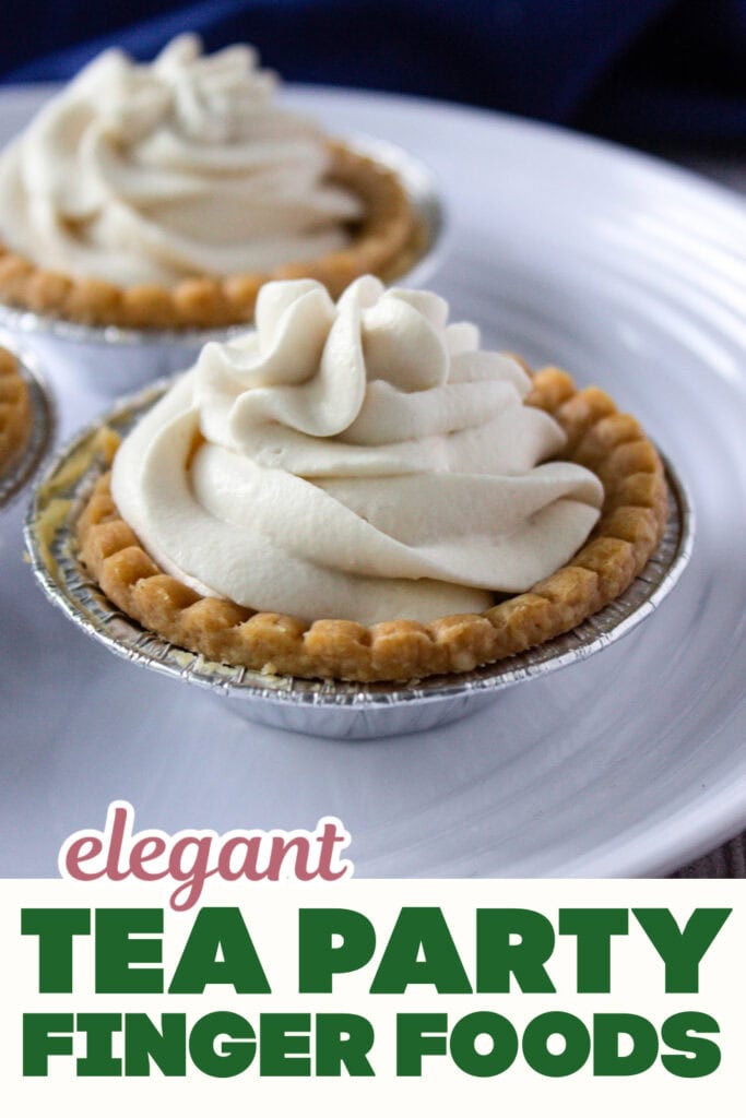 Tea Party Finger Food-White Chocolate Caramel Tarts