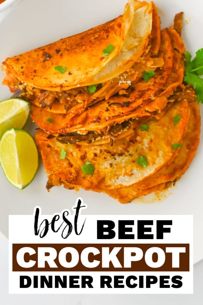 beef crockpot recipes - Crockpot Birria Tacos