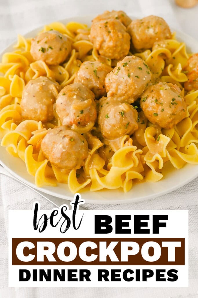 beef crockpot recipes - Slow Cooker Creamy Meatballs
