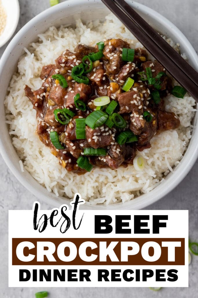 beef crockpot recipes - Slow Cooker Mongolian Beef