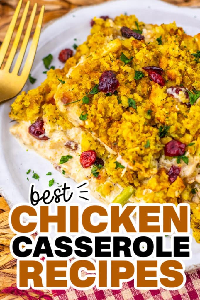 chicken casserole recipes - Harvest Chicken And Stuffing Bake Casserole