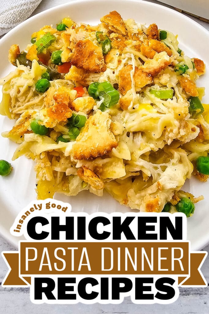 chicken pasta dinner - Chicken Noodle Casserole