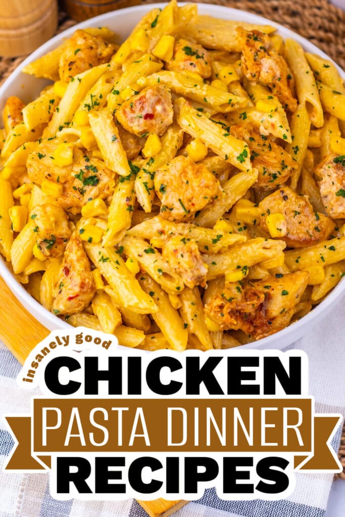 chicken pasta dinner - Creamy Cajun Corn Chicken Pasta