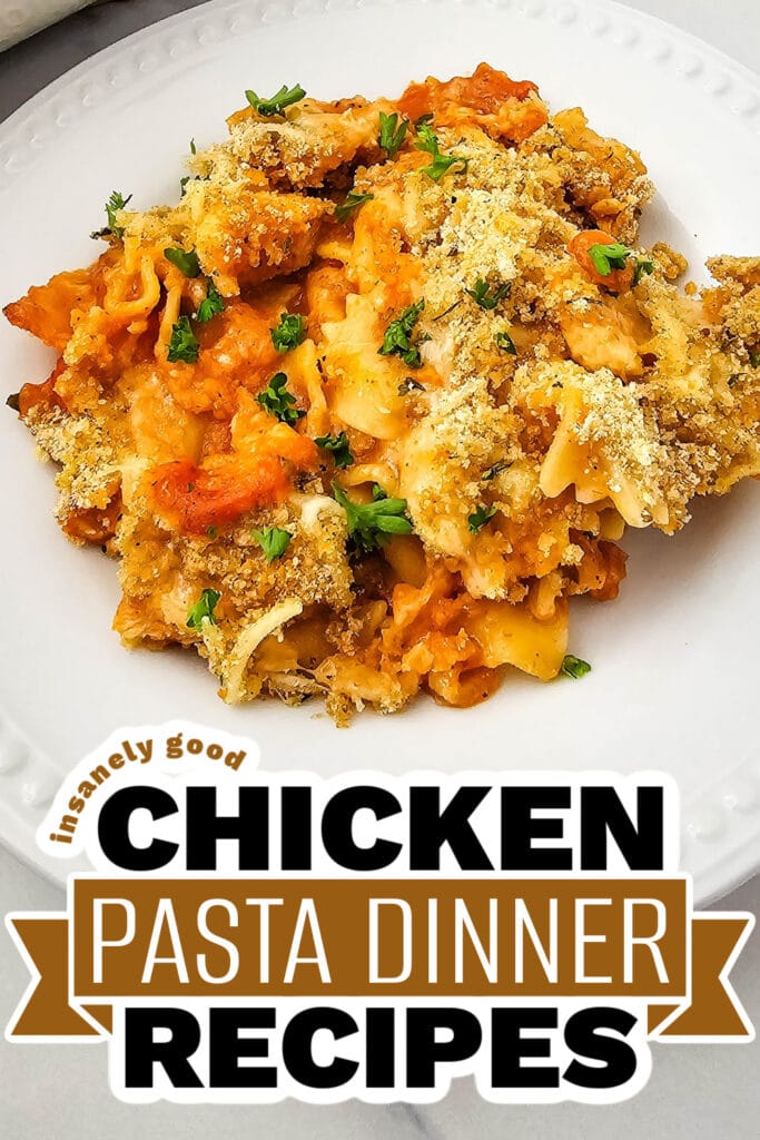 chicken pasta dinner - Dump-and-Bake Chicken Parmesan Casserole
