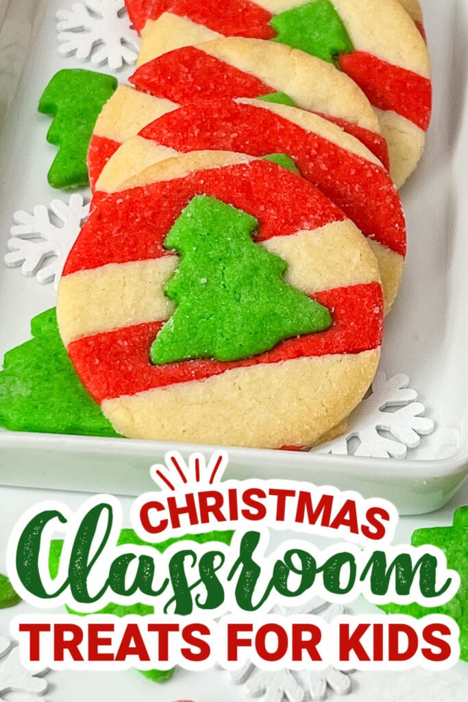 christmas classroom treats - Christmas Tree Cookies