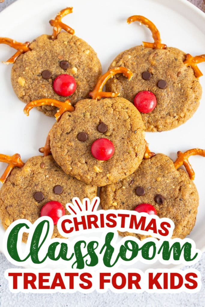 christmas classroom treats - Reindeer Cookies