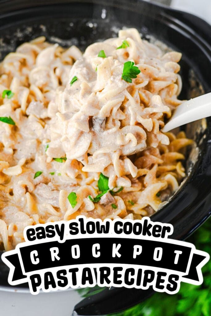 crockpot pasta recipes - Crockpot Beef Stroganoff