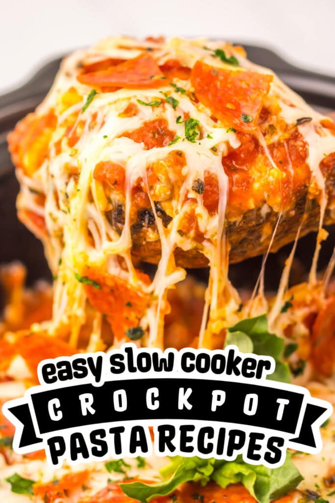 crockpot pasta recipes - Slow Cooker Pizza Ravioli