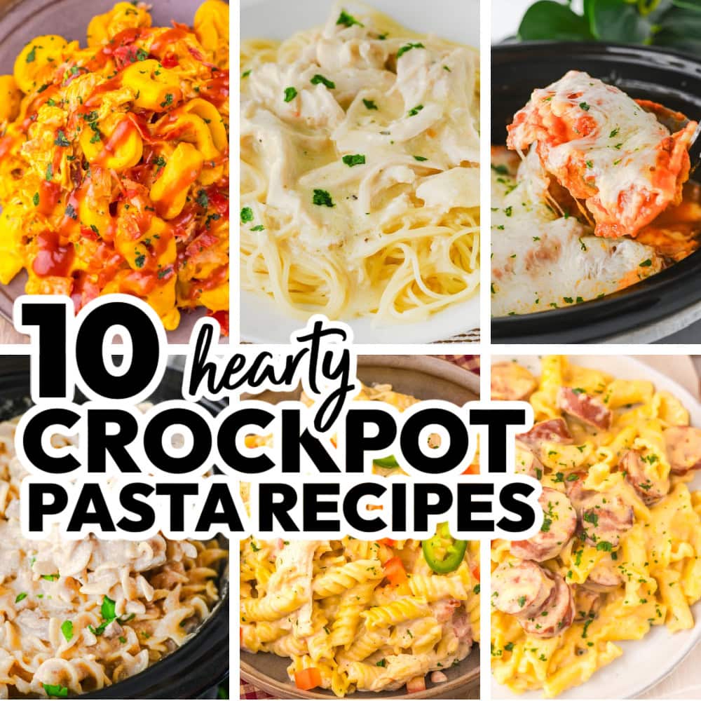 Easy Slow Cooker Crockpot Pasta Recipes