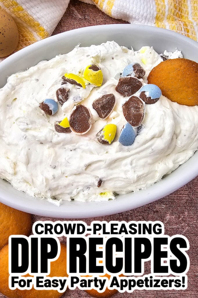 dip recipes - Cadbury Egg Cheesecake Dip